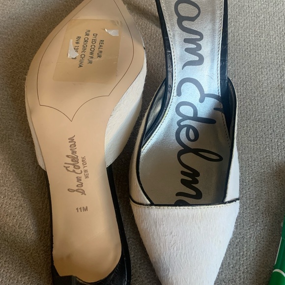 New Samuel Eldelman off white mules size 11 - Picture 2 of 6